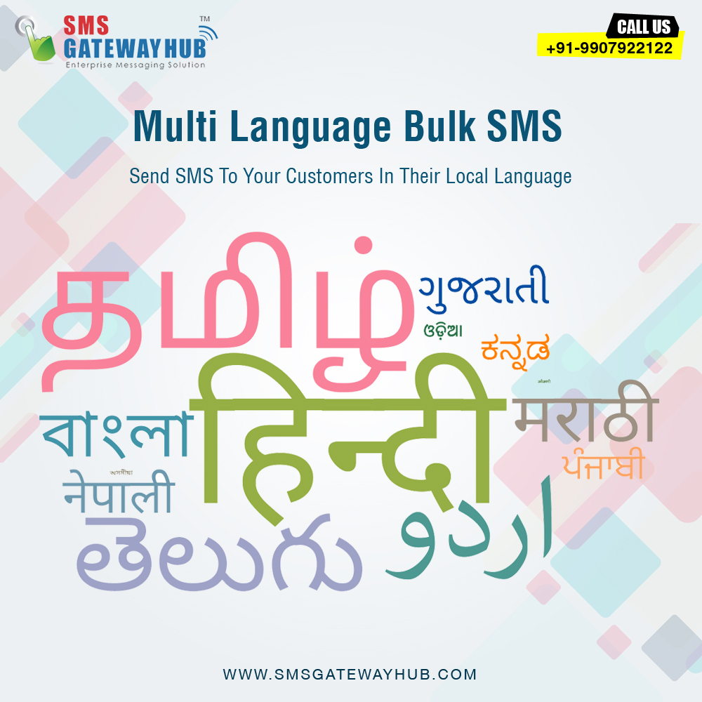 Multi Language Bulk SMS -Smsgatwayhub.